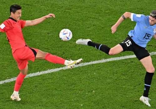 Uruguay y Corea del Sur empataron sin goles