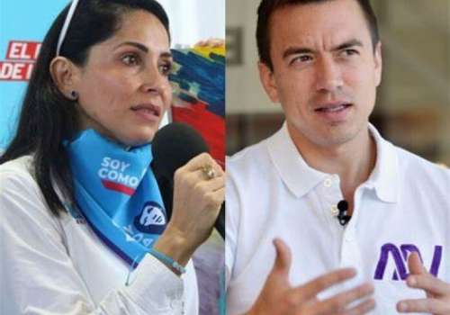 Habrá segunda vuelta entre Luisa González y Daniel Noboa