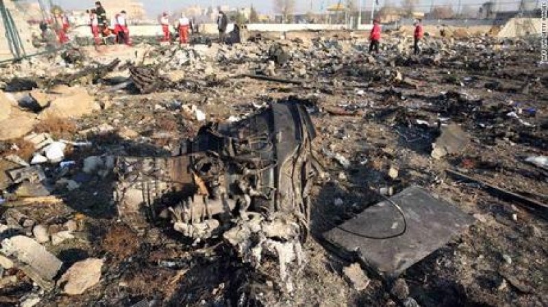 Avión ucraniano fue derribado por un misil