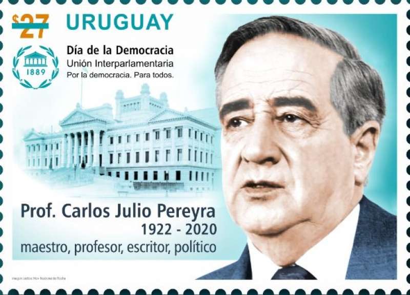 Lanzamiento del sello postal en homenaje a Carlos Julio Pereyra