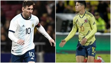 Argentina - Colombia inician el Grupo B a las 19 horas