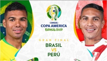 Brasil y Perú juegan por el título de la Copa América a las 17 horas