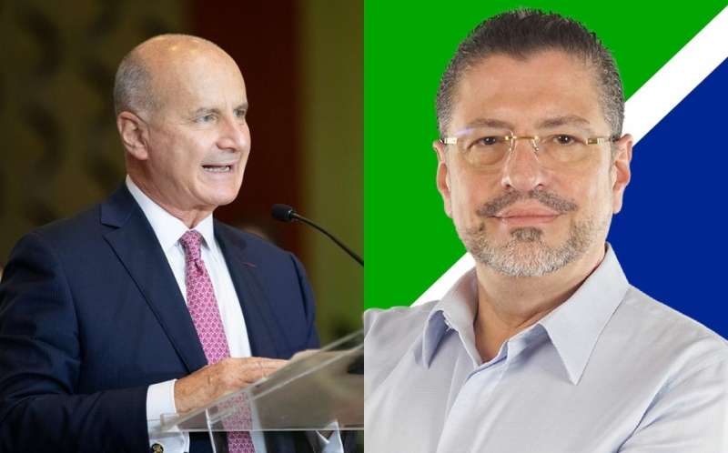 Habrá balotaje entre José Figueres y Rodrigo Chaves