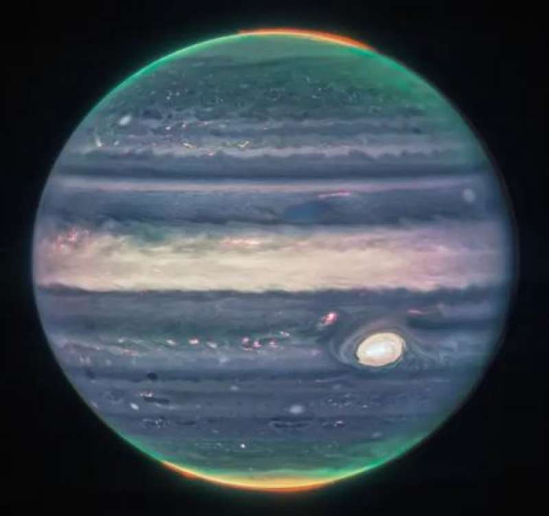 Las imágenes de Júpiter tomadas por el telescopio Webb