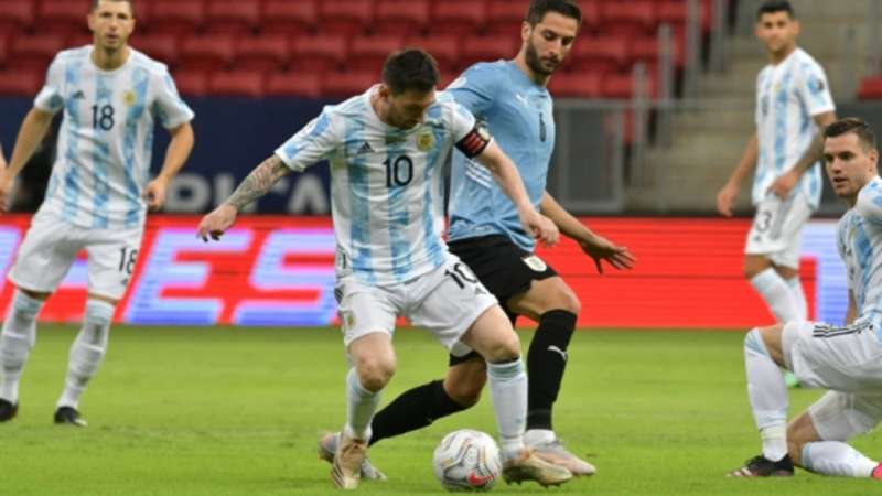 Argentina ganó con casi nada; Uruguay duró 7 minutos